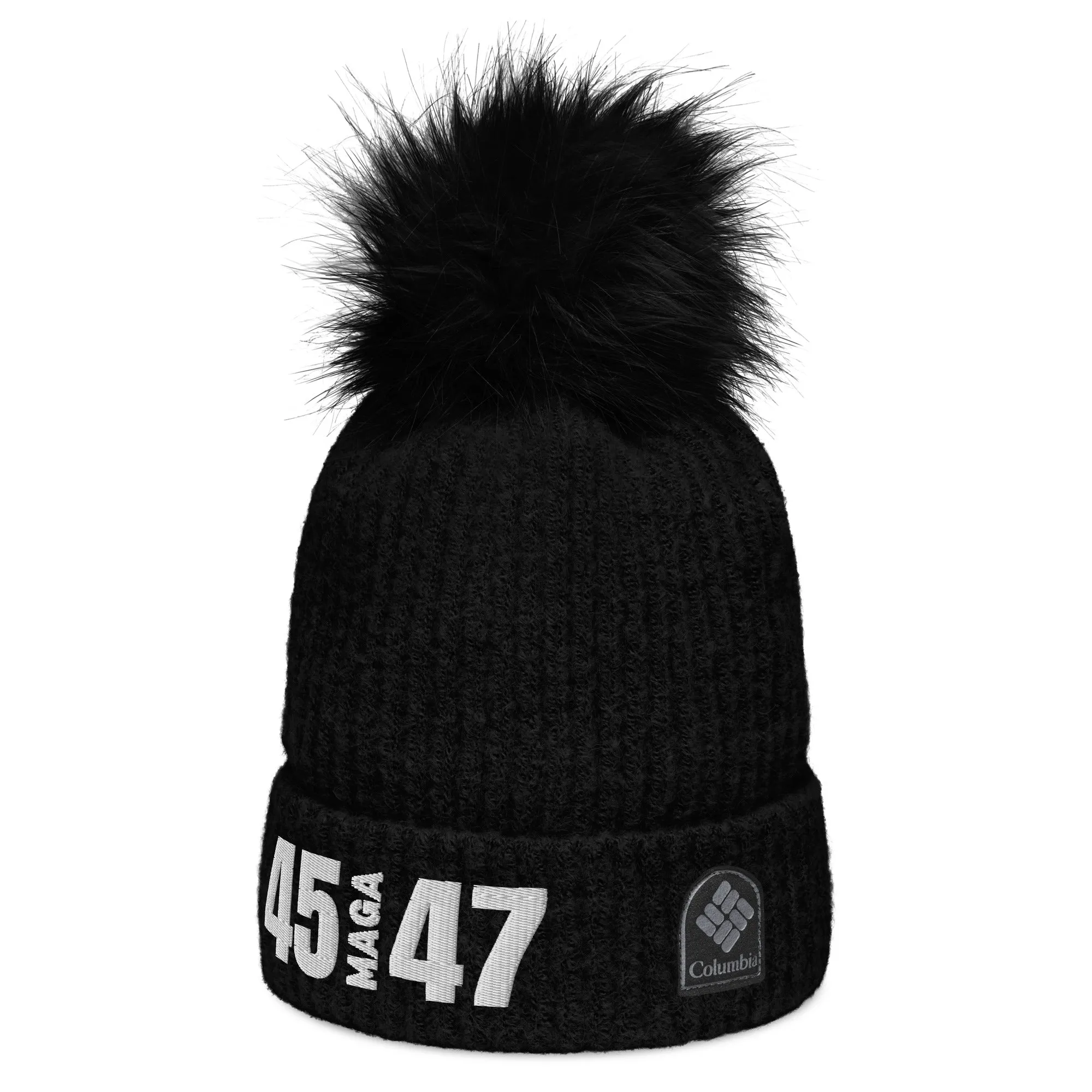 45 MAGA 47 Columbia Pom-Pom Beanie