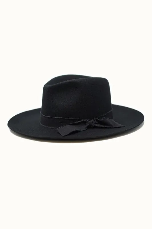 Black Kaia Brim Hat