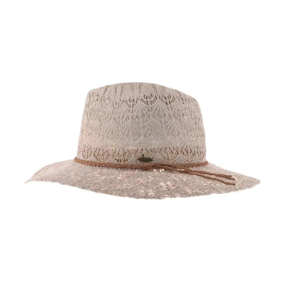 CC Beanie Panama Braided Hat