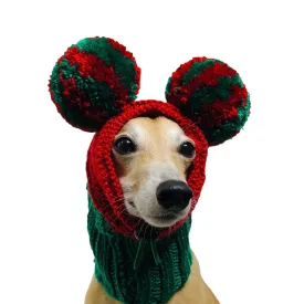 Christmas Pompom Hat