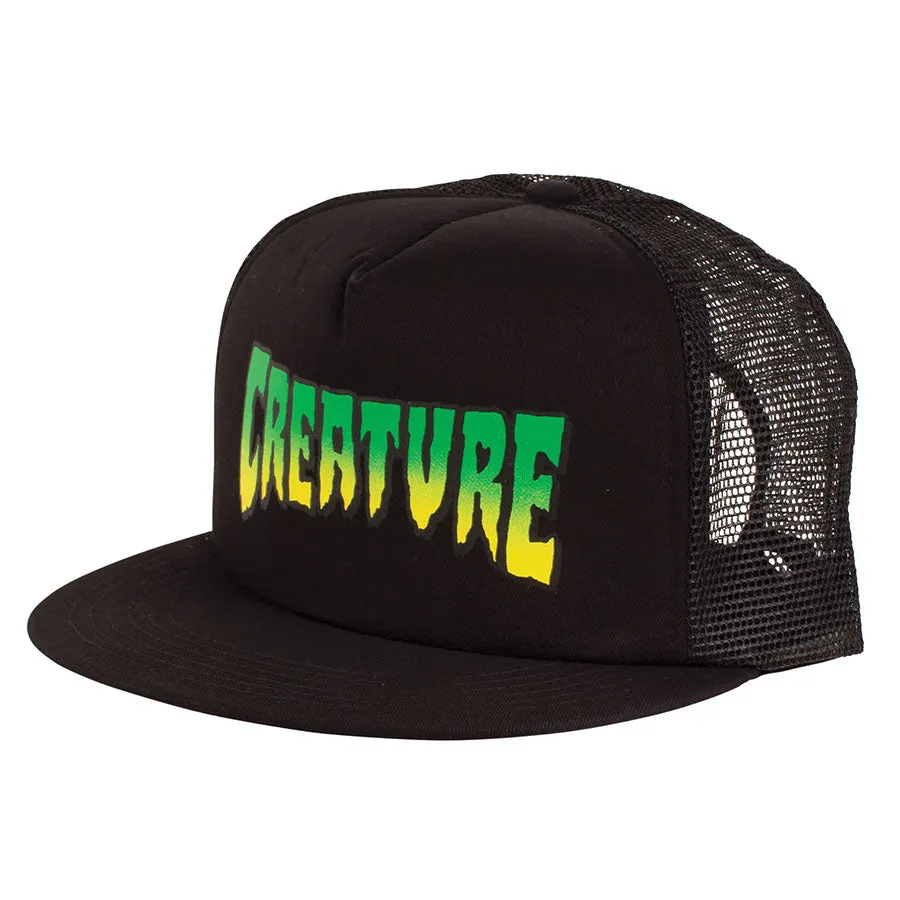 Creature Logo High Profile Mesh Trucker Hat