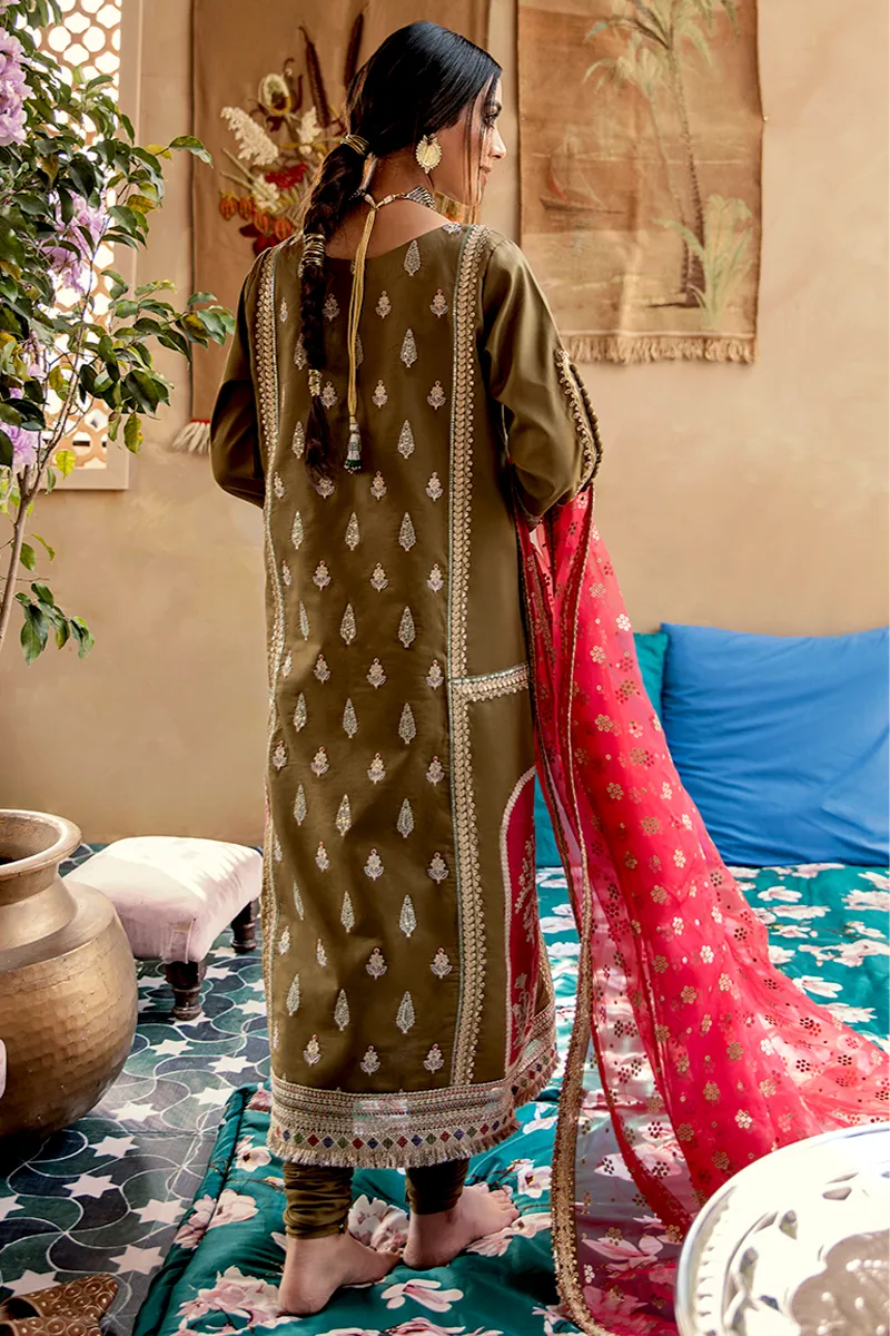 Dilara by Qalamkar Luxury Lawn Collection '21 – HL-08 Soraj Mukhi