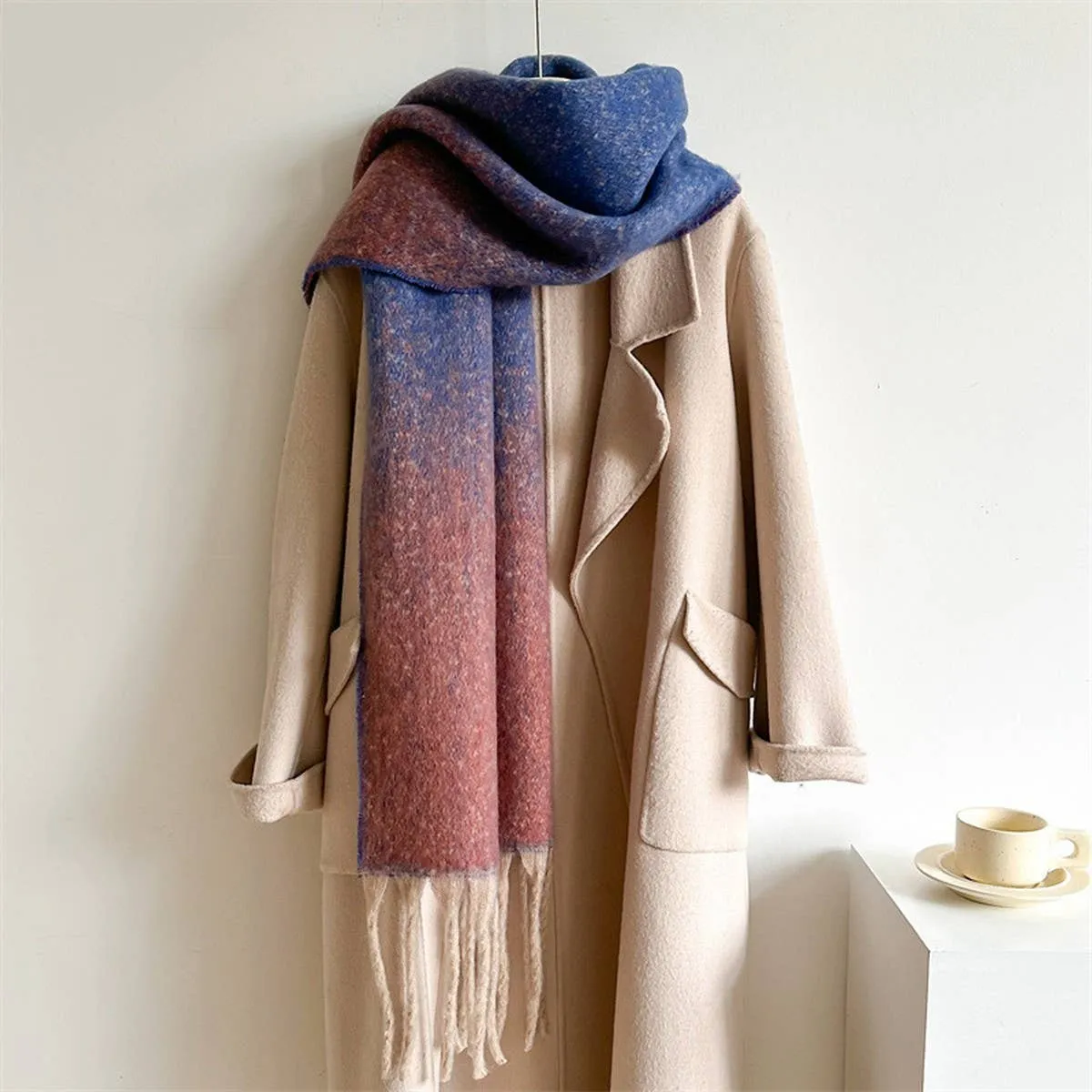 Gradient Scarf - Dark Grey