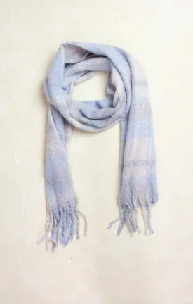 Lila Plaid Scarf