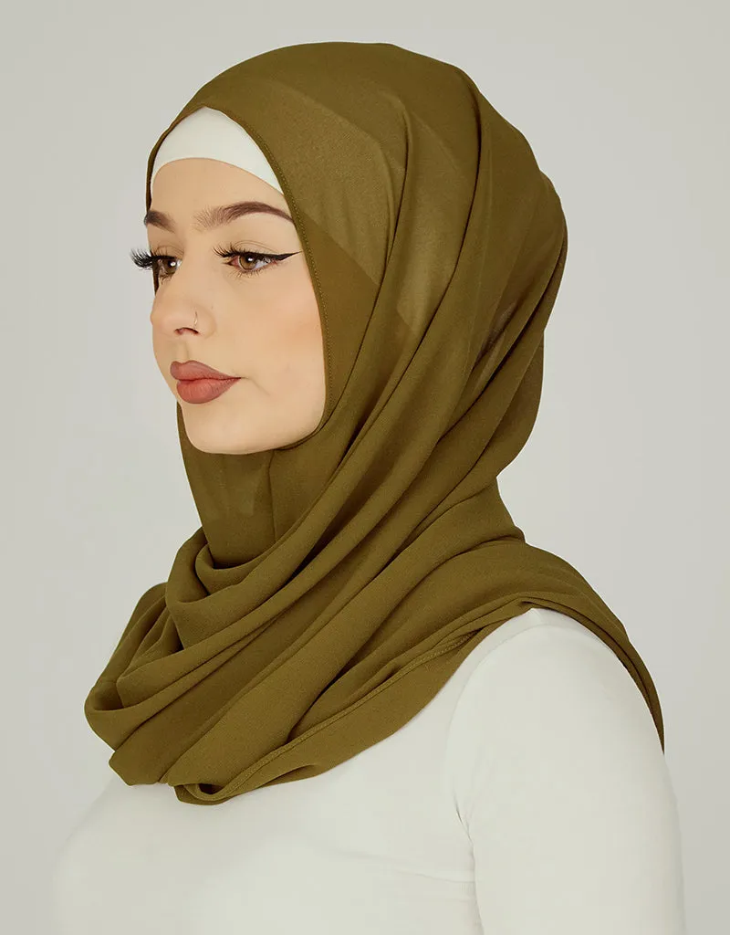 One Piece Scarf - Shades of Green