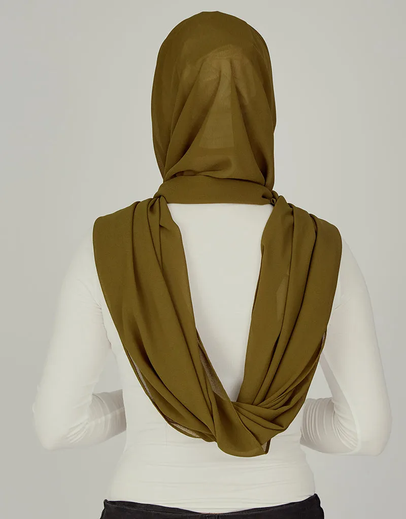 One Piece Scarf - Shades of Green