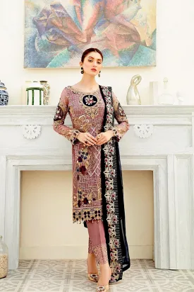 Ramsha Chevron Chiffon Collection 2020 – F-1902