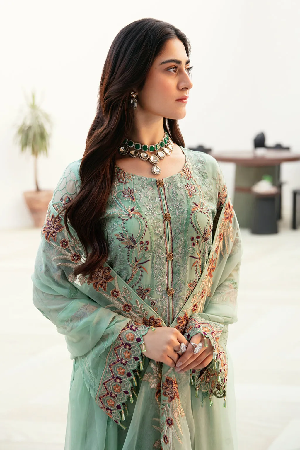 Ramsha Chevron Luxury Formals – A-804