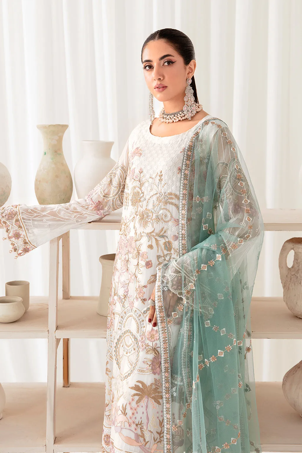 Ramsha Rangoon Luxury Chiffon Formal Collection – D-1005