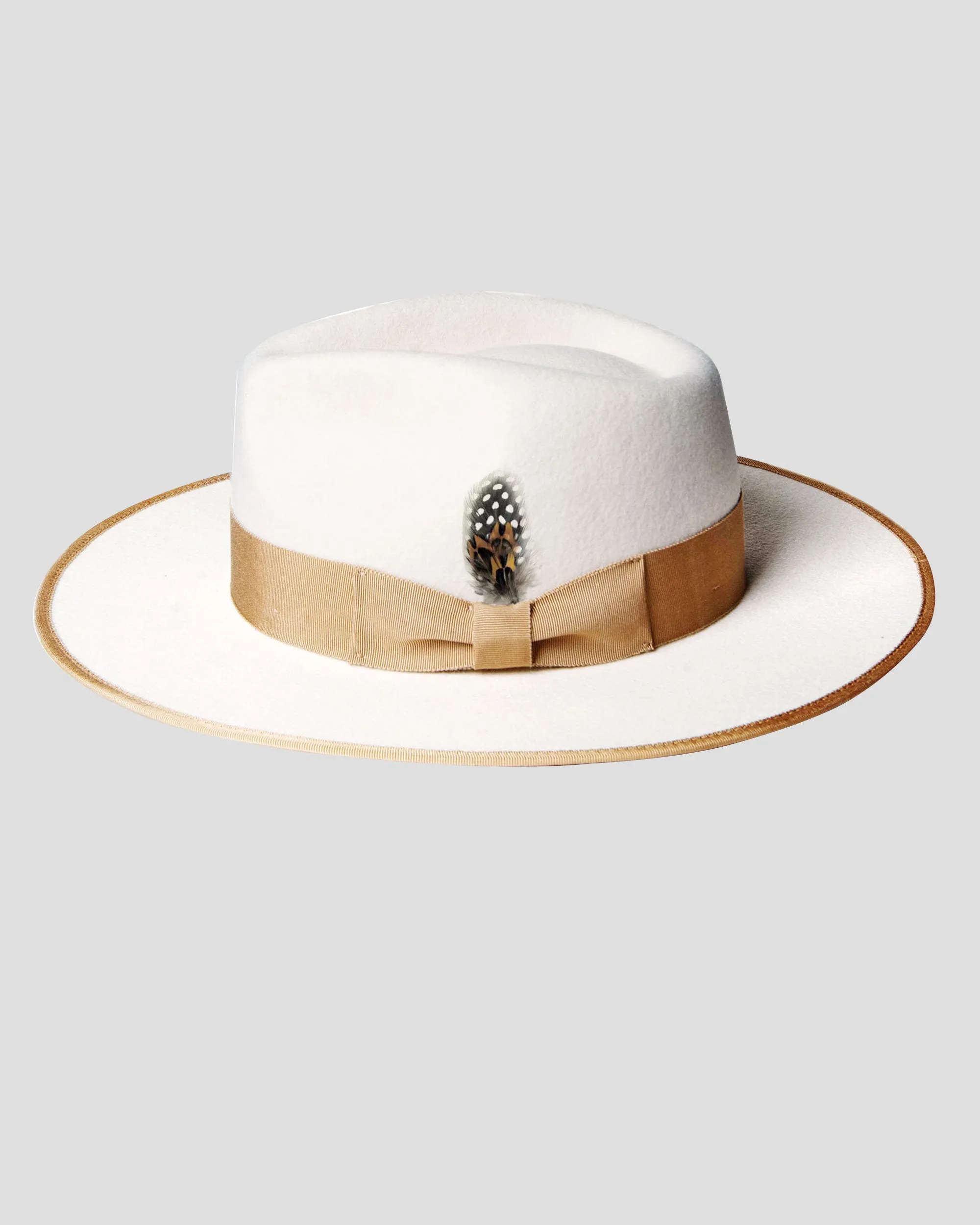 SG Ferguson Fedora Hat - Ivory