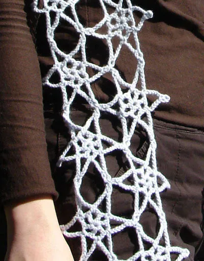 Star Motif Scarf