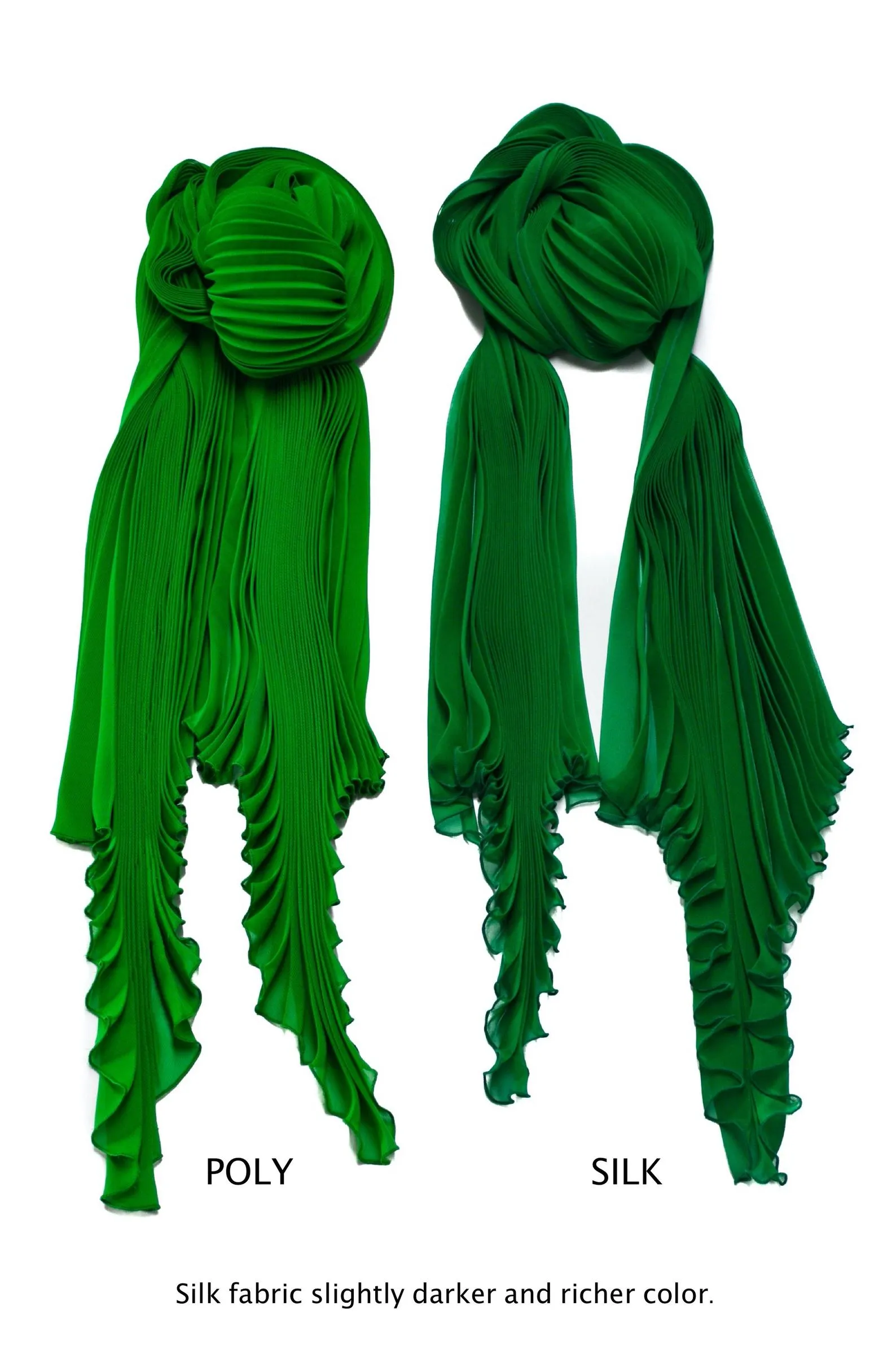 The Girl in the Green Scarf - Silk Version