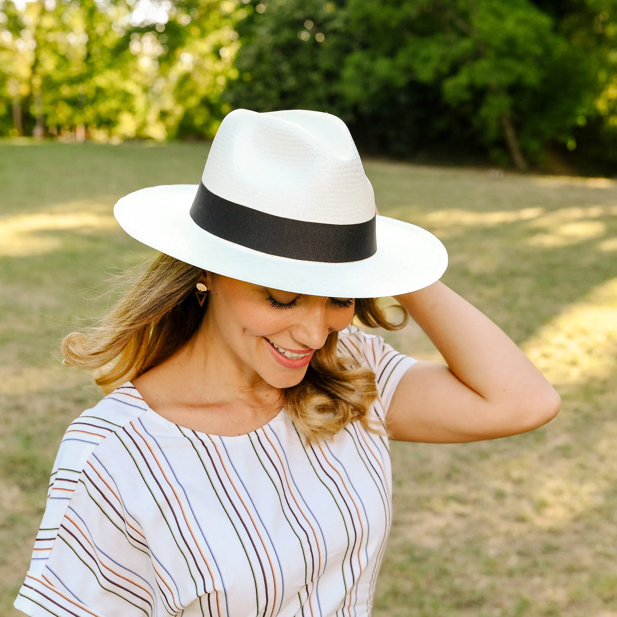 The Herring - Ladies Fedora Panama