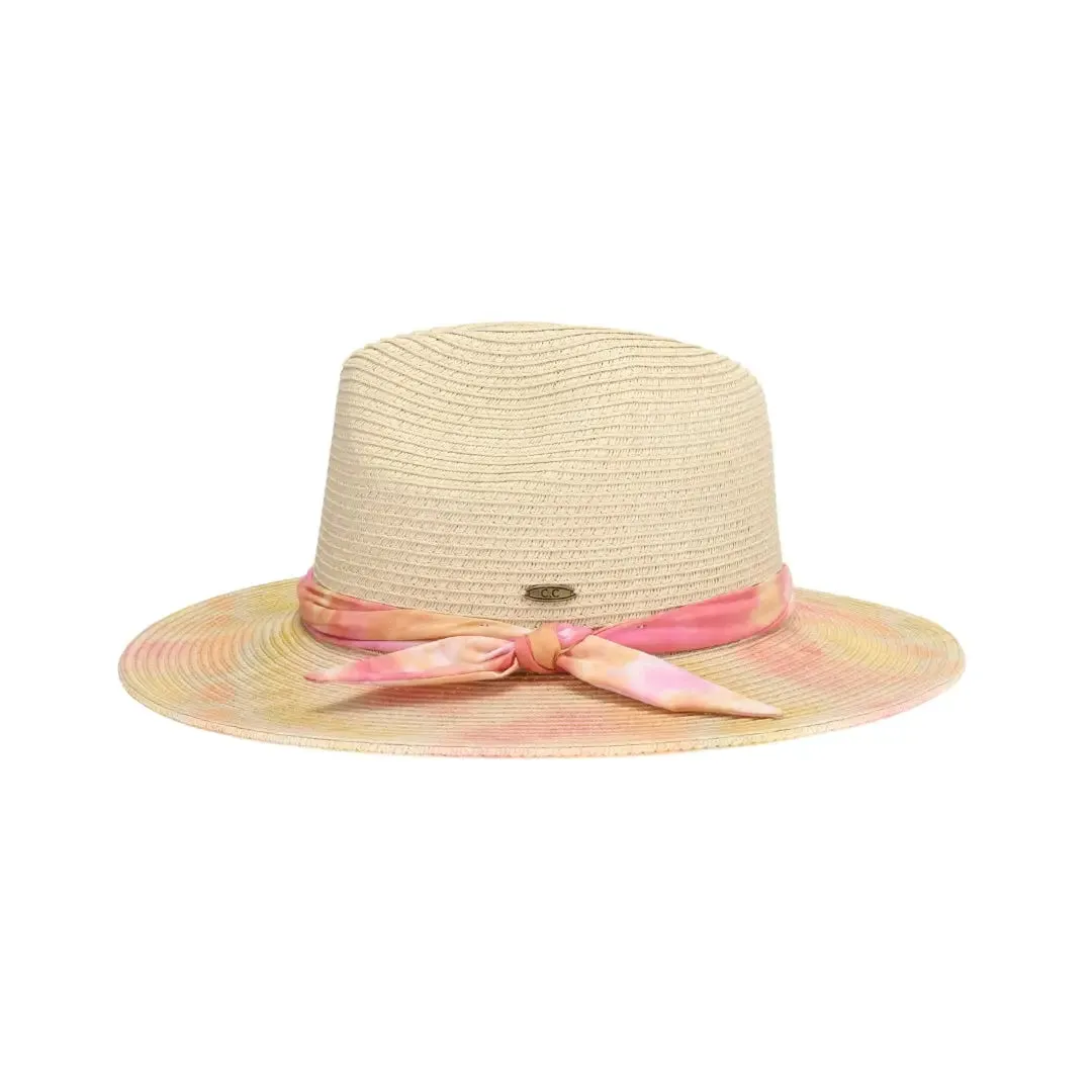 Tie Dye Brim C.C Panama Sun Hat